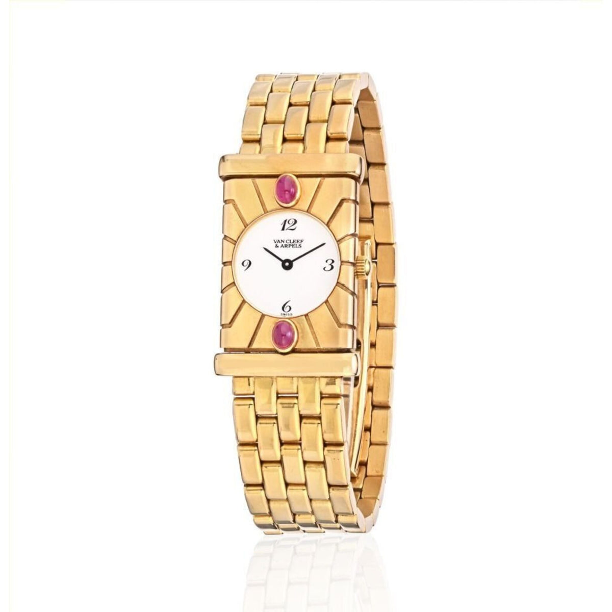 Van Cleef & Arpels - Fa&ccedil;ade 18K Yellow Gold Vintage Watch