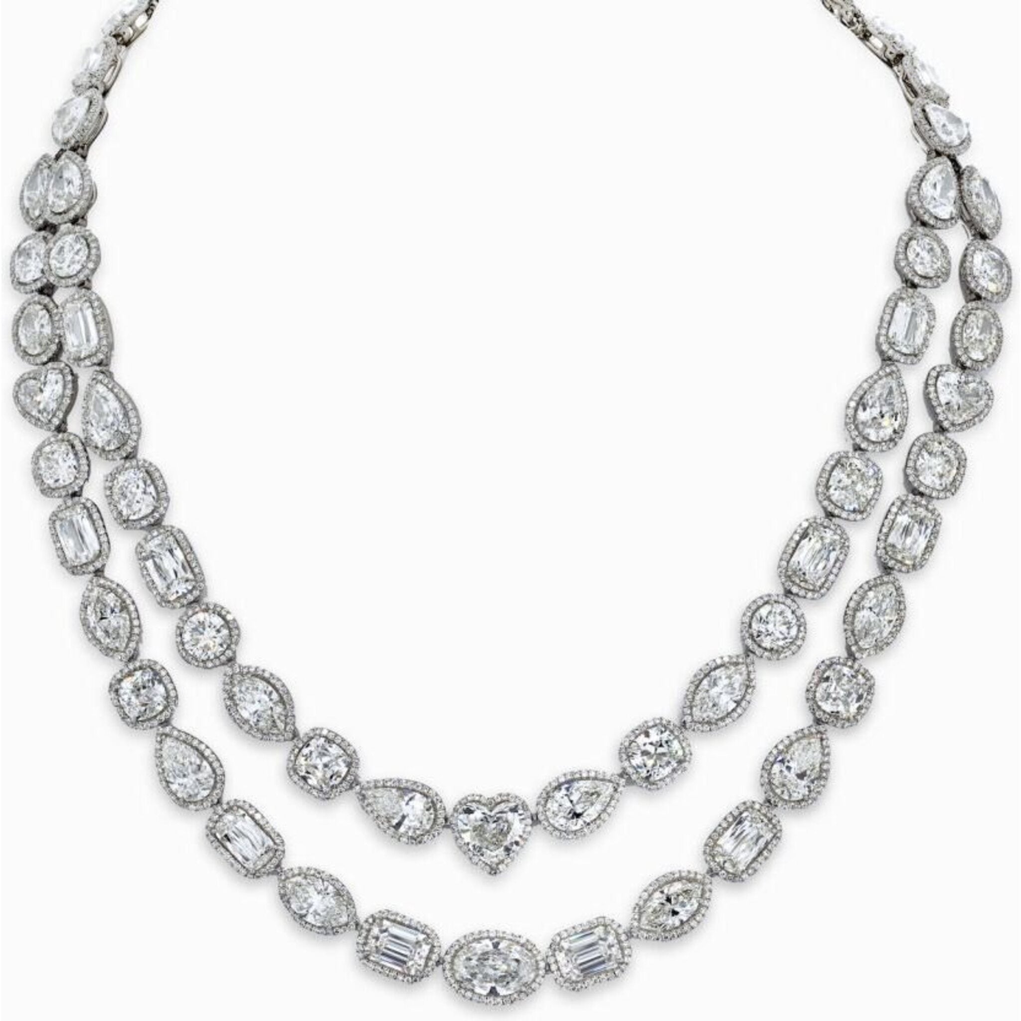 Buy Diamond infinity Necklace Online @ Gargi