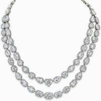 William Goldberg - Platinum 63 Carat Diamond Infinity Necklace
